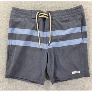 Fair Harbor Swim Trunks Mens Size 34 Pocket Board Shorts Striped Drawstring
